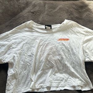 Santa Cruz crop top tee shirt